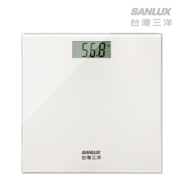 臺灣三洋SANLUX數位體重計(SYES-301W)白色