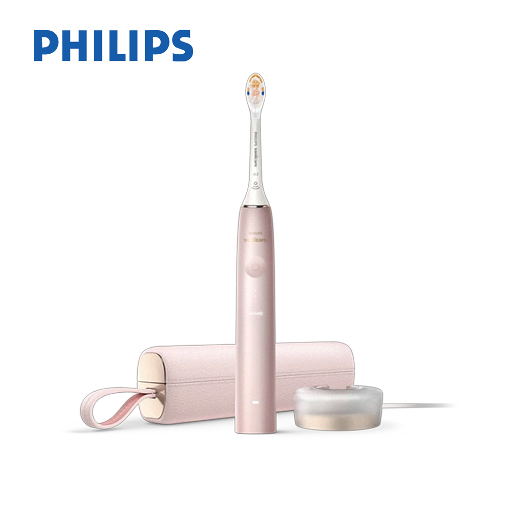 PHILIPS 飛利浦 Sonicare 頂級尊榮AI智能音波震動牙刷 HX9996/13(玫瑰金)
