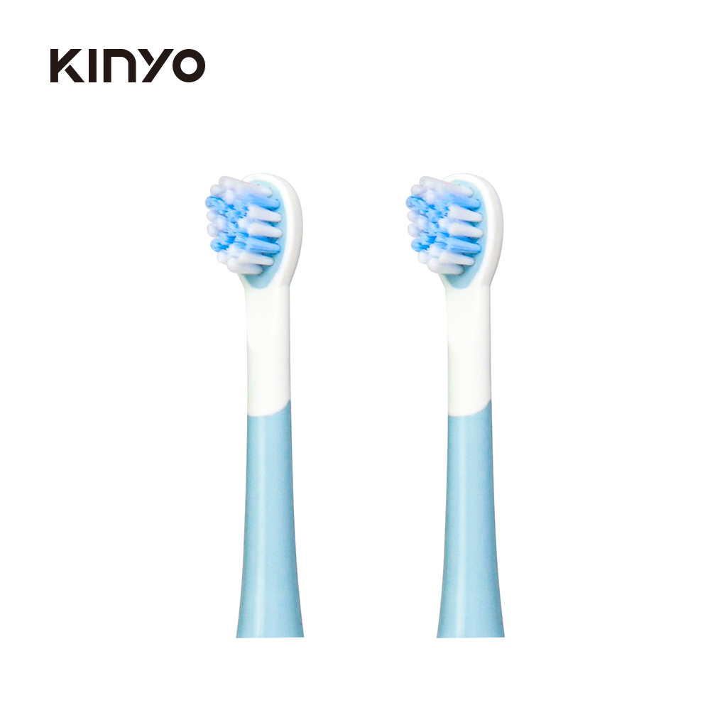 【KINYO】兒童音波電動牙刷頭-藍色 ETB520-2 (適用型號：ETB-520)