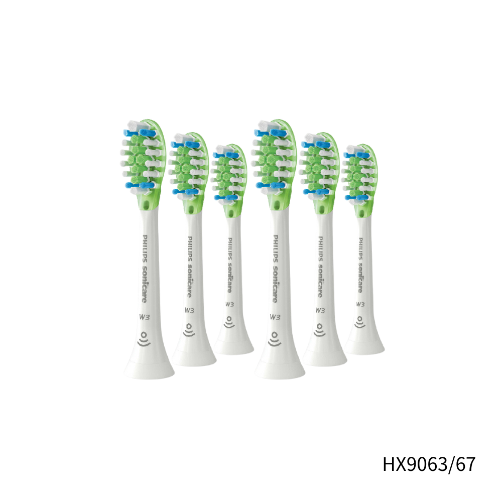 PHILIPS 飛利浦 Sonicare 智臻亮白刷頭 HX9063/67白 (6入)
