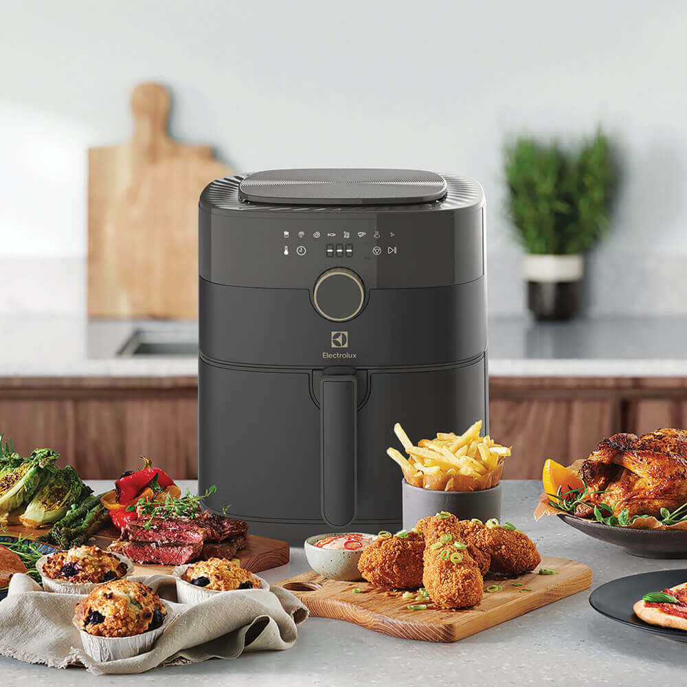 【Electrolux 伊萊克斯】主廚系列 5L 觸控式氣炸鍋 (E6AF1-520K)