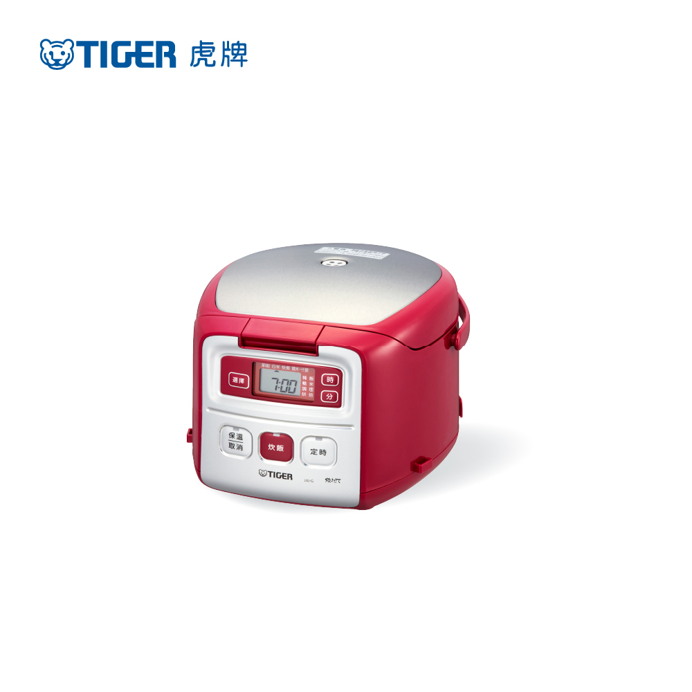 【TIGER虎牌】3人份tacook微電腦電子鍋(JAI-G55R)紅色