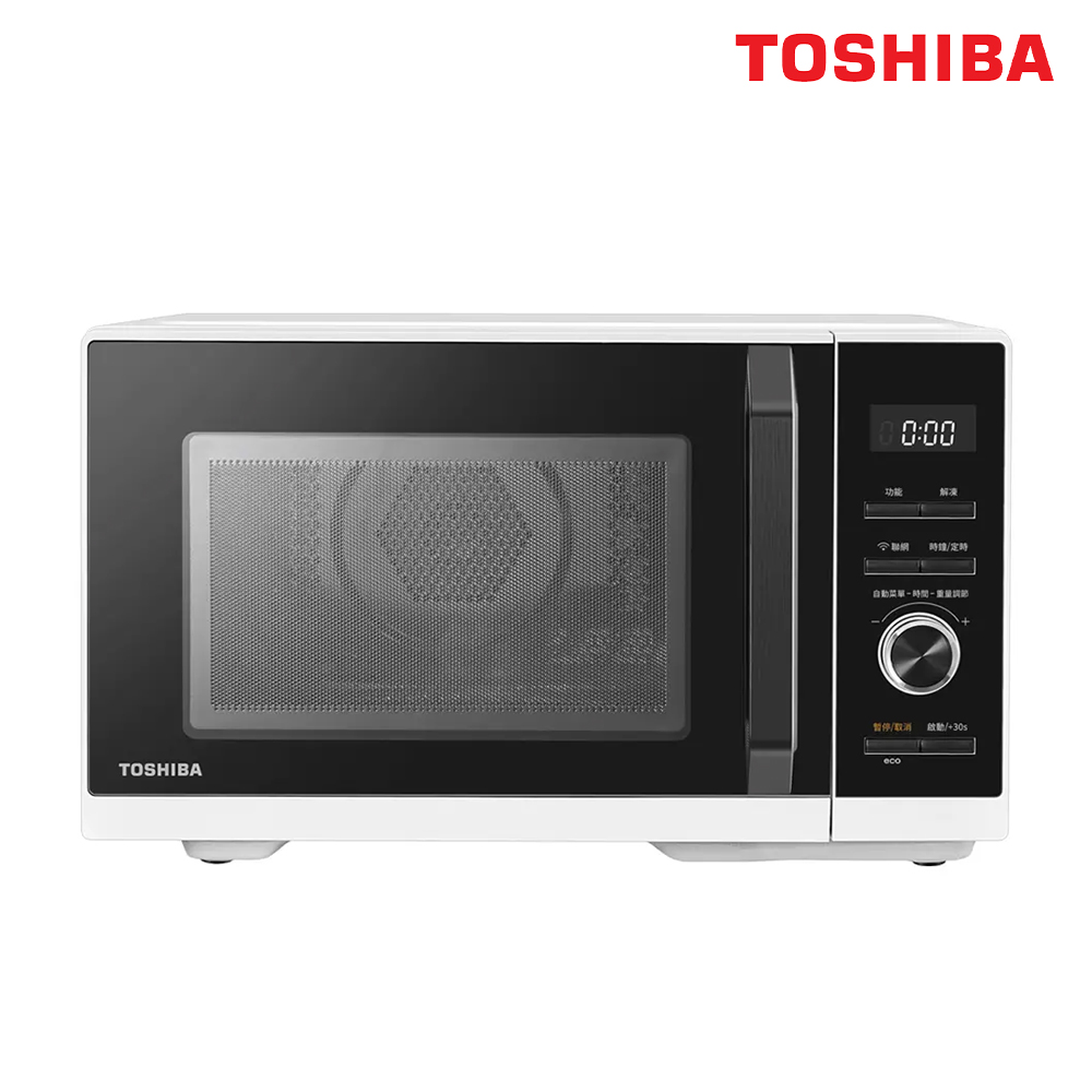TOSHIBA東芝 MW3-SAC26ST TOSHIBA 東芝 26L智慧IoT多合一烘烤氣炸微波爐 MW3-SAC26ST(WH) - 26L~30L, 智慧IoT空氣炸烘烤多合一微波爐 微波+氣炸+烤箱,IoT聯網方便快速的料理好助手! 同級最大烘烤火力+10道自動菜單+定期更新的線上食譜, 找TOSHIBA 東芝 26L智慧IoT多合一烘烤氣炸微波爐 MW3-SAC26ST(WH)推薦就來