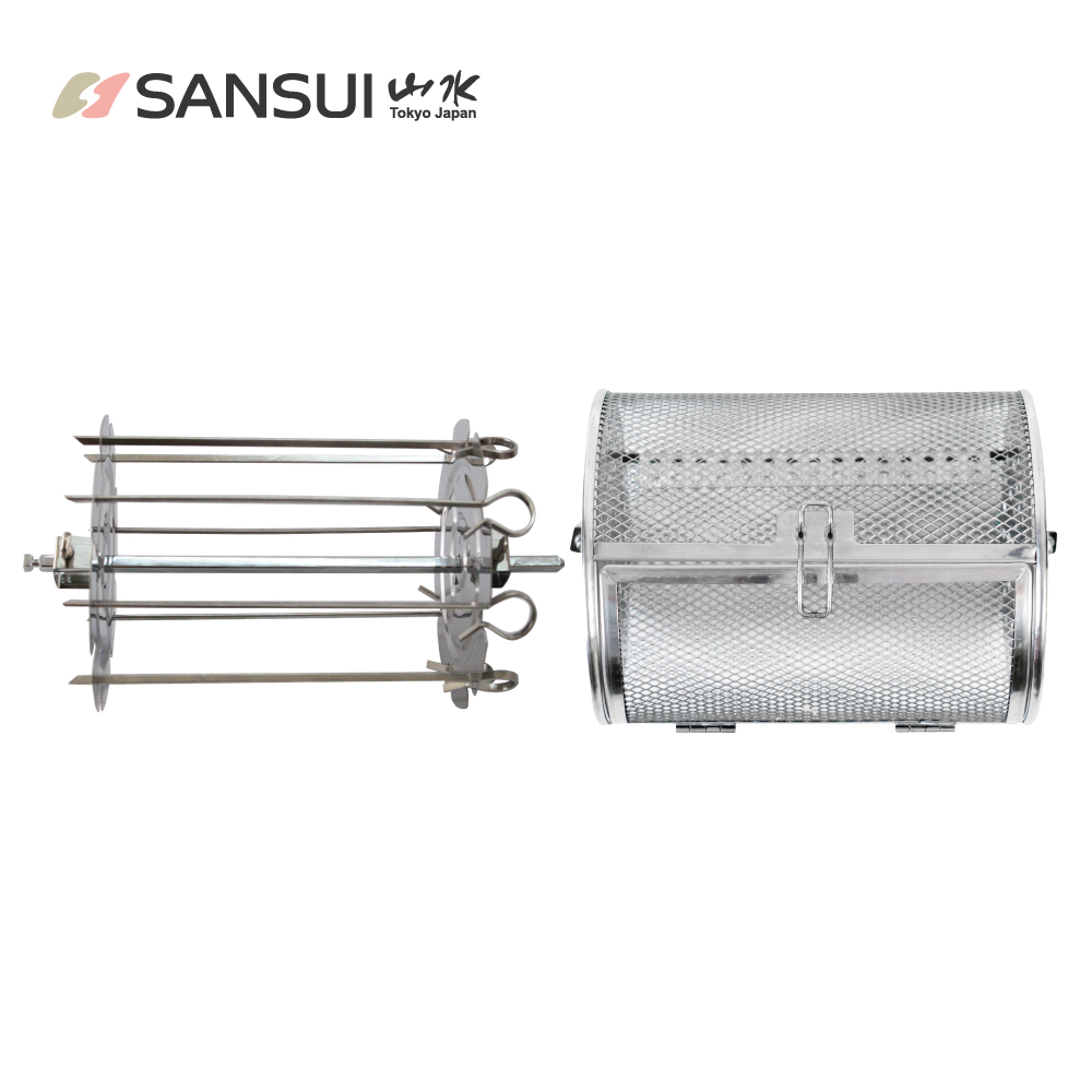 【SANSUI 山水】15L 智慧氣炸烤箱 專用配件組 轉籠串燒架(SAF-588適用)