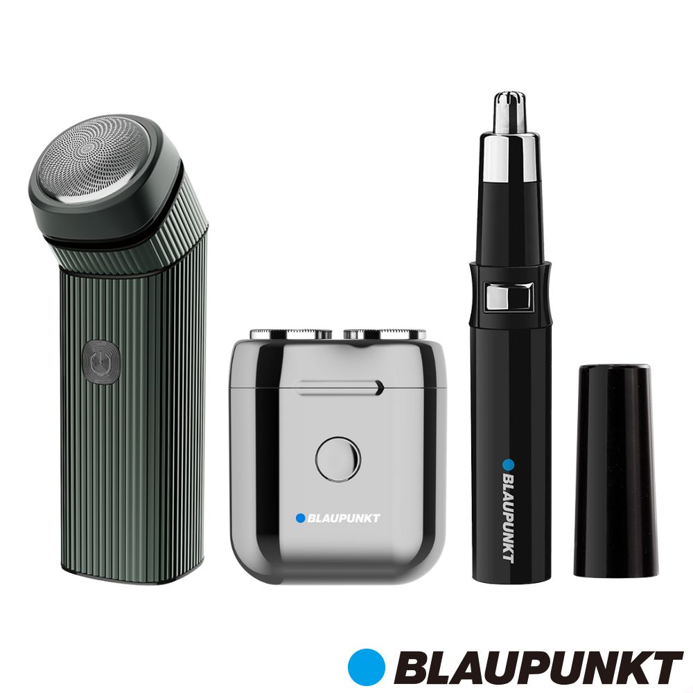 BLAUPUNKT 藍寶 電動單刀頭刮鬍刀&雙頭刮鬍刀&電動鼻毛修剪器 BPH-R03BU&BPH-R02BU&BPH-R05NU