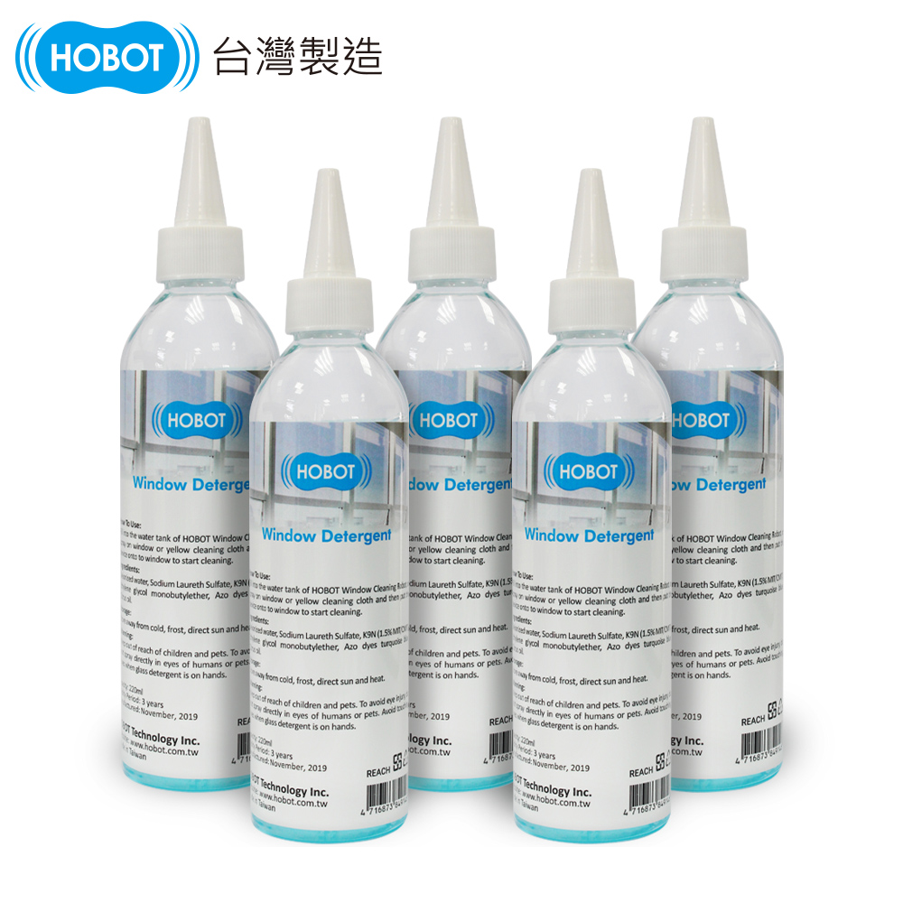 HOBOT擦玻璃機器人清潔劑(5入組)