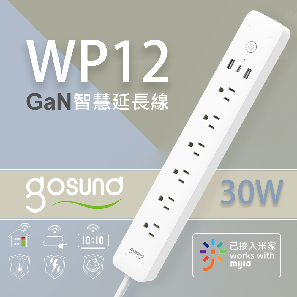Gosund 酷客 30W延長線 WP12