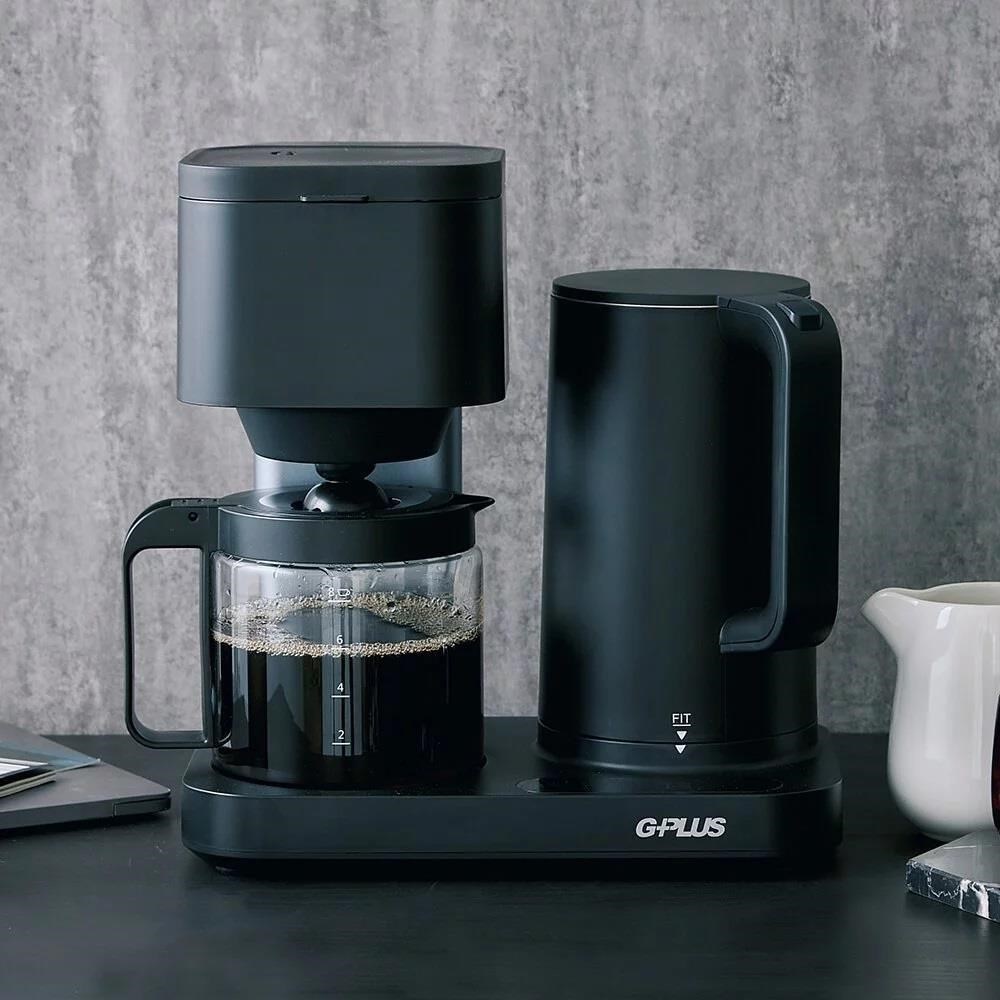 G-PLUS 全自動仿手沖溫控快煮壺咖啡機 GP-CF01W 黑