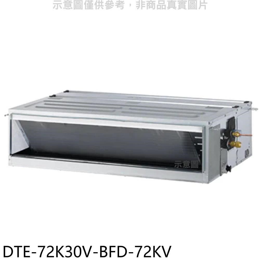 華菱【DTE-72K30V-BFD-72KV】定頻正壓式吊隱式分離式冷氣(含標準安裝)