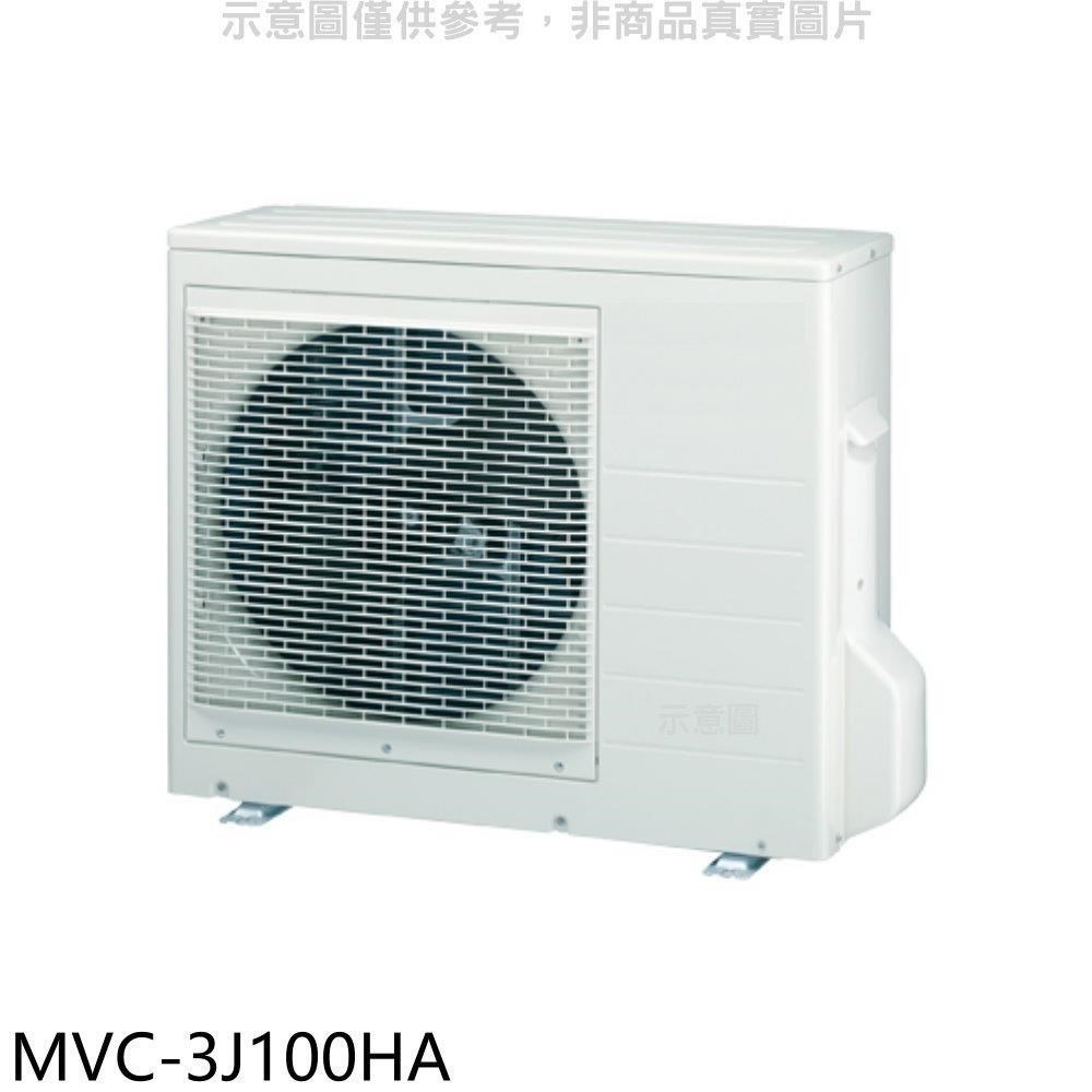 美的【MVC-3J100HA】變頻冷暖1對3分離式冷氣外機