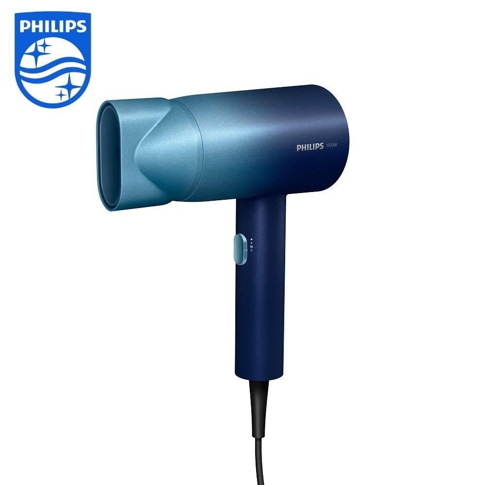 【飛利浦 PHILIPS】水潤護色負離子吹風機 (極光星空藍)BHD399/61
