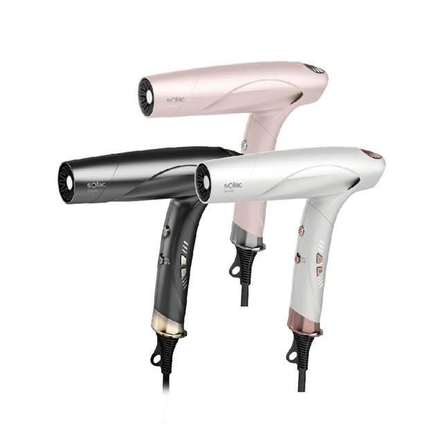 sOlac 智能中和離子吹風機 鈦灰色/珍珠白/櫻花粉  SD-1300