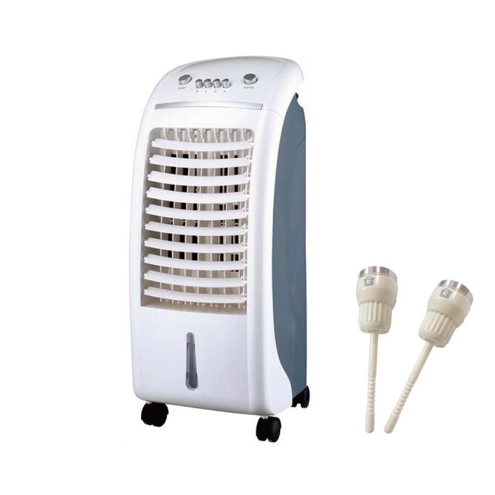 【南紡購物中心】 Lapolo冰晶水冷扇LA-6507 水循環降溫風扇1台附2冰晶盒-蜂巢水簾冷涼風扇 省電安全贈一指靈水龍頭省水器節水閥2入