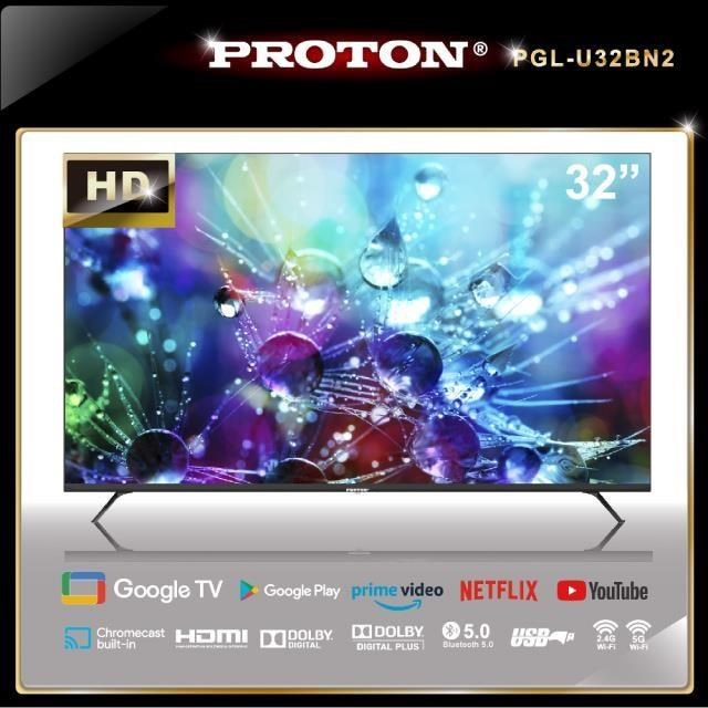 【PROTON 普騰】43型 4K HDR Google TV 智慧聯網液晶顯示器(PGL-U43BN2)