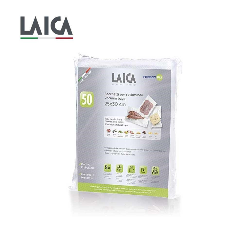 【LAICA 萊卡】網紋式真空包裝袋 袋式25x30cm(50入) VT35100