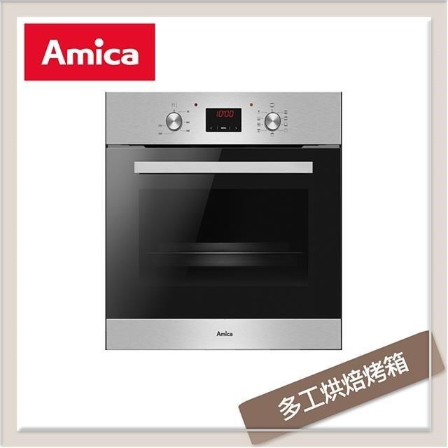 Amica TES-18MX 嵌入式烤箱，完美適閤家庭烘焙需求。溫度調整範圍50°C∼250°C，電壓220V/60Hz，功率2900W/14A，提供強勁加熱效能。機體尺寸595/595/575mm，安裝尺寸590/560/560mm。安裝注意事項：不可封裝背板、不適合漏電斷路器迴路、需預留接地裝置。鑑賞期非試用期，若非商品瑕疵，一經拆封造成汙損需酌收整新費用。享一年保固，專業烘焙首選！
