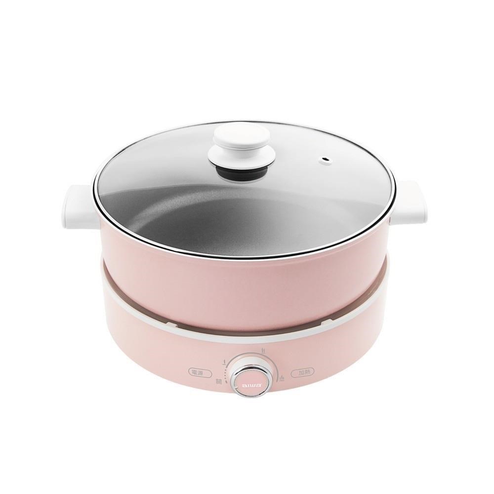 AIWA 愛華 【南紡購物中心】  多功能電熱鍋 AE-B4M (粉紅)