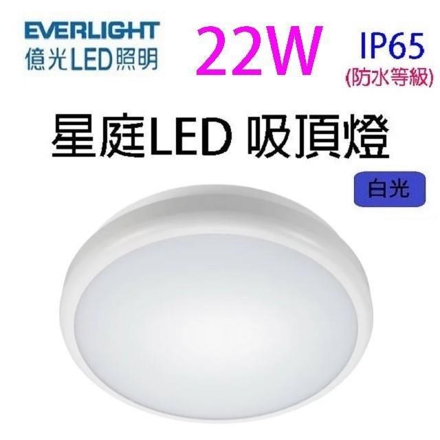 【1入】億光 22W 星庭 LED 吸頂燈(白光)