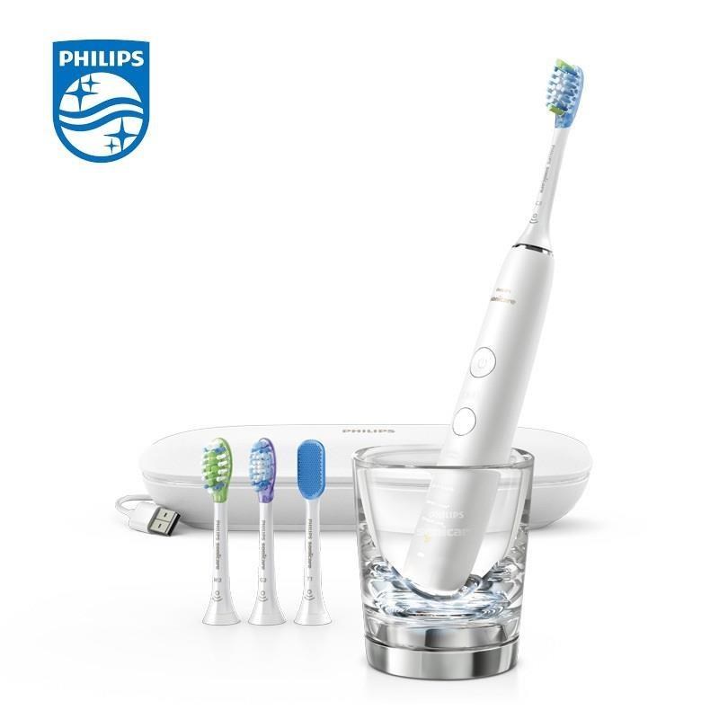 【飛利浦 PHILIPS】Sonicare 鑽石靚白智能音波震動牙刷(HX9924/02) 白