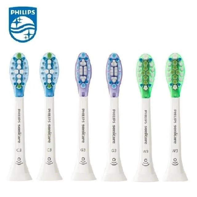 PHILIPS 飛利浦 Sonicare 智臻綜合刷頭6入-白 (HX9073/67)