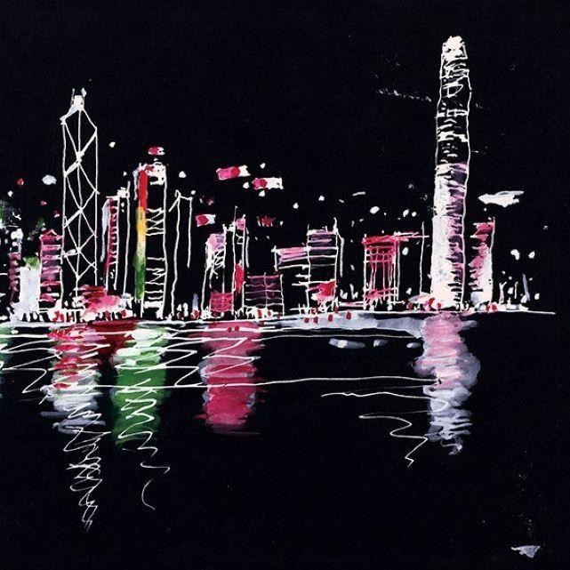 VisualSonic 【南紡購物中心】 【日本】看見你的聲音 藍牙畫布音箱- Victoria Harbour II