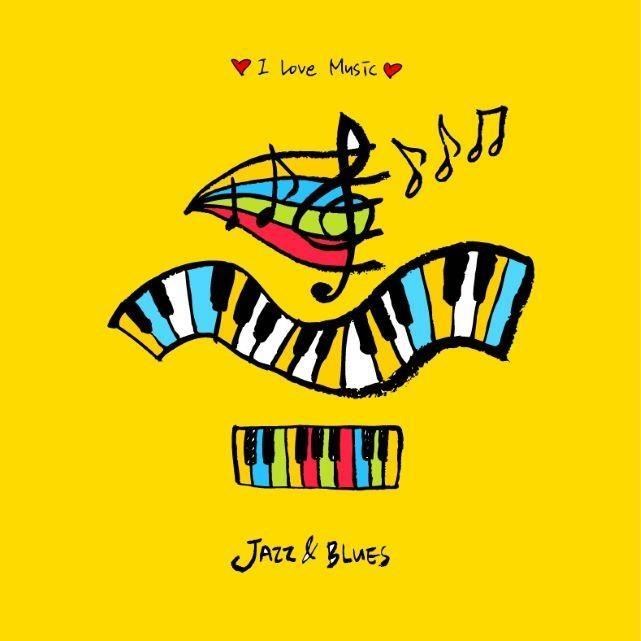 VisualSonic 【南紡購物中心】 【日本】看見你的聲音 藍牙畫布音箱- Jazz & Blues