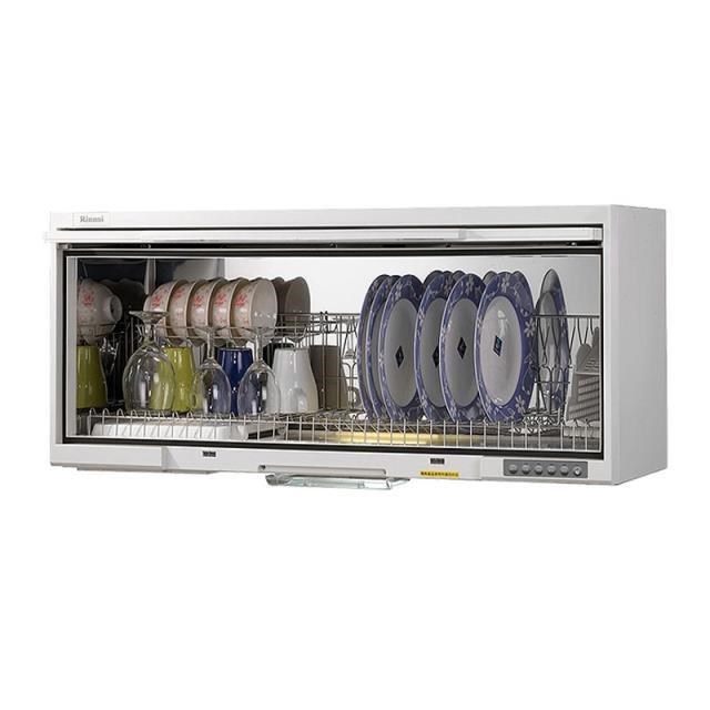 林內【RKD-190UVL(W)】懸掛式烘碗機(UV紫外線殺菌/90cm)白(含全台安裝)