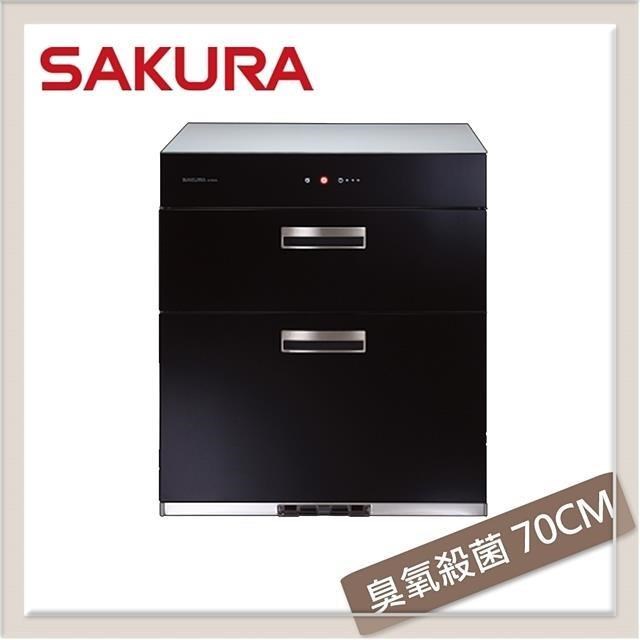 SAKURA櫻花 全平面玻璃觸控落地式烘碗機60CM Q7693L