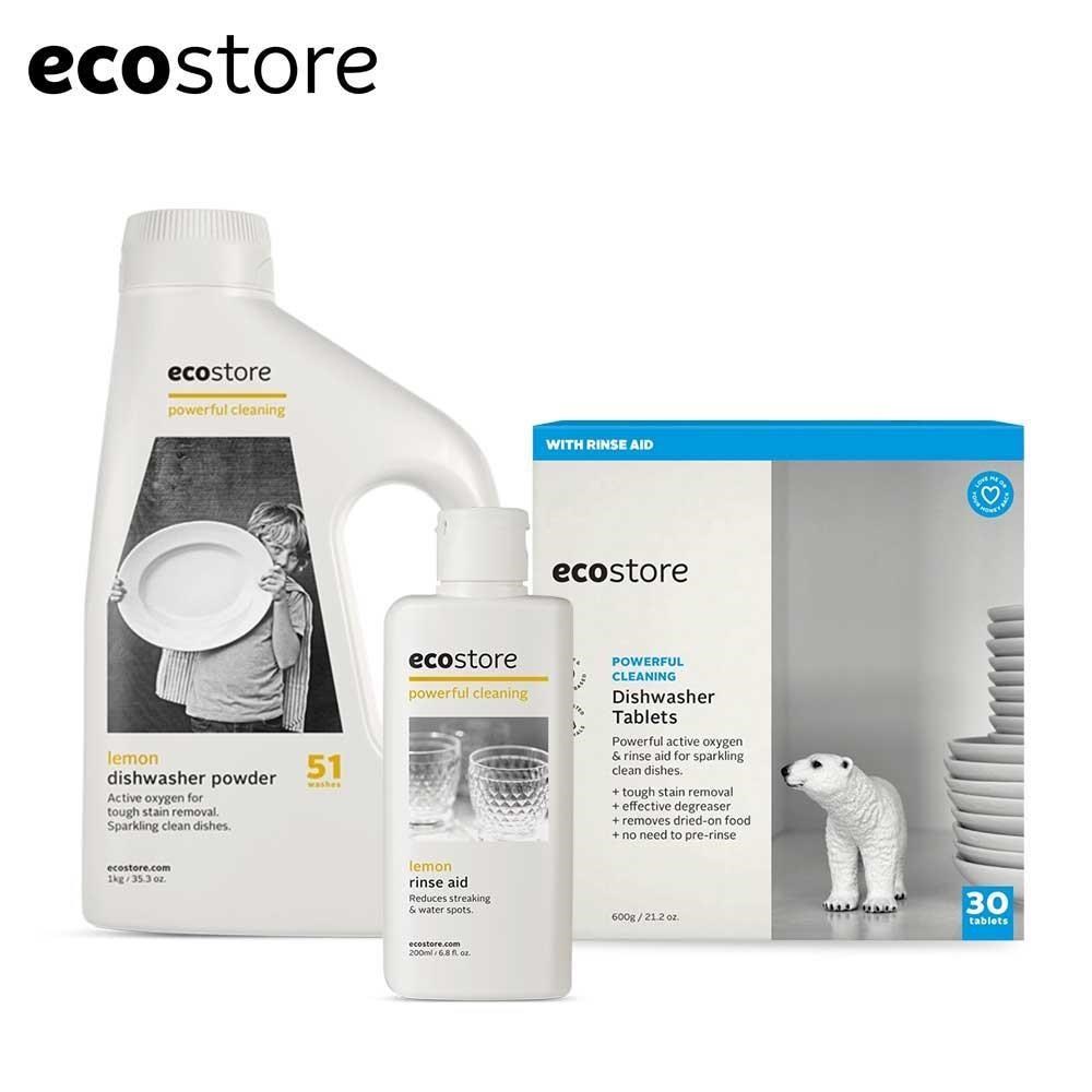 【ecostore】洗碗機專用 環保洗碗入門組