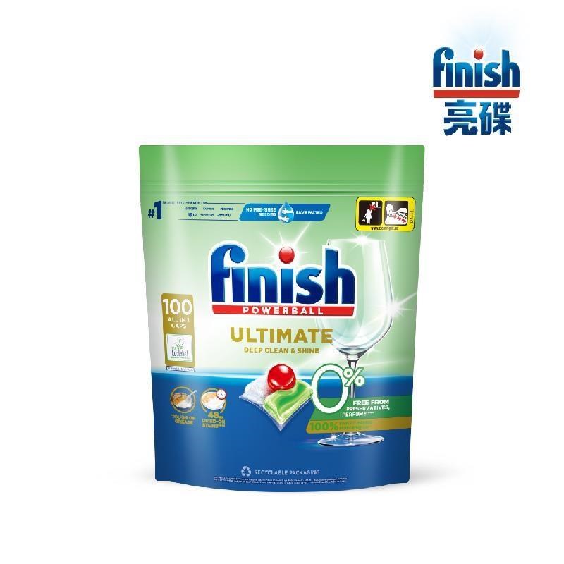 【BOSCH 博世】FINISH 亮碟 洗碗機專用 零新增洗碗凝珠/洗碗錠 100入