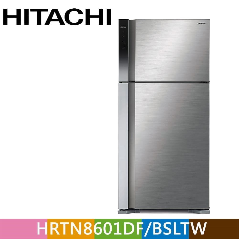 HITACHI日立570公升變頻鋼板雙門冰箱HRTN8601DF星燦銀(BSLTW)