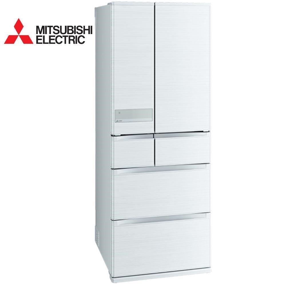 MITSUBISHI 三菱605公升日本原裝變頻六門電冰箱MR-JX61C絹絲白(W)