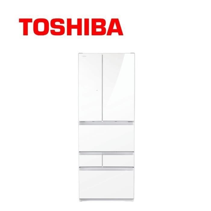 TOSHIBA 東芝 551L 六門變頻冰箱 GR-ZP550TFW(UW) 玻璃白