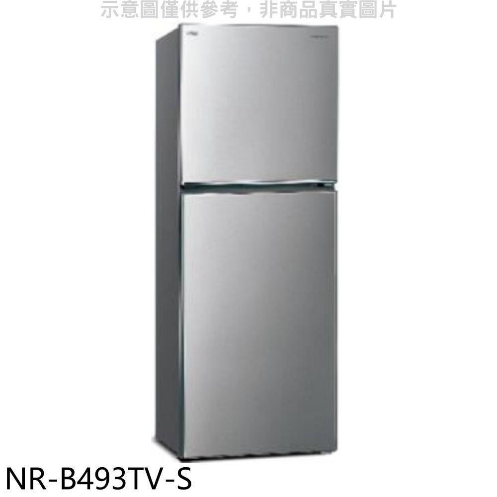 Panasonic國際牌【NR-B493TV-S】498公升雙門變頻晶漾銀冰箱(含標準安裝)