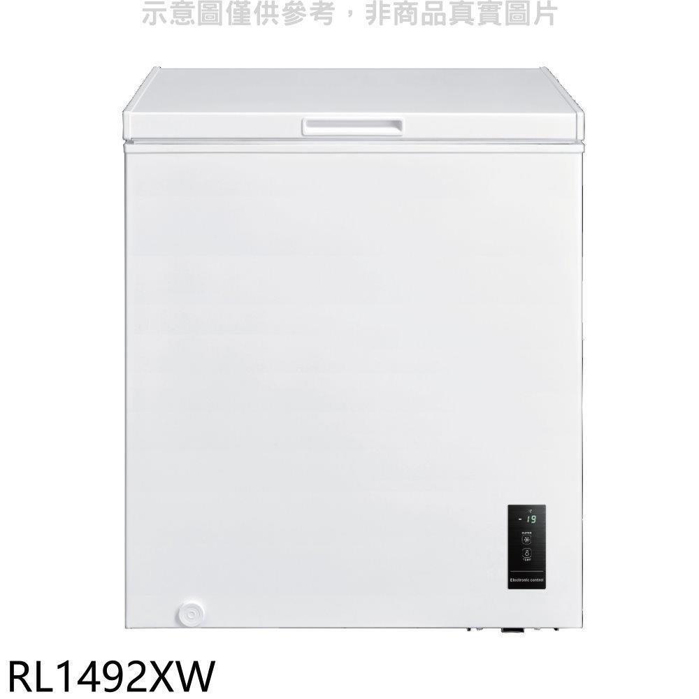 東元【RL1492XW】149公升上掀式臥式變頻冷凍櫃(含標準安裝)