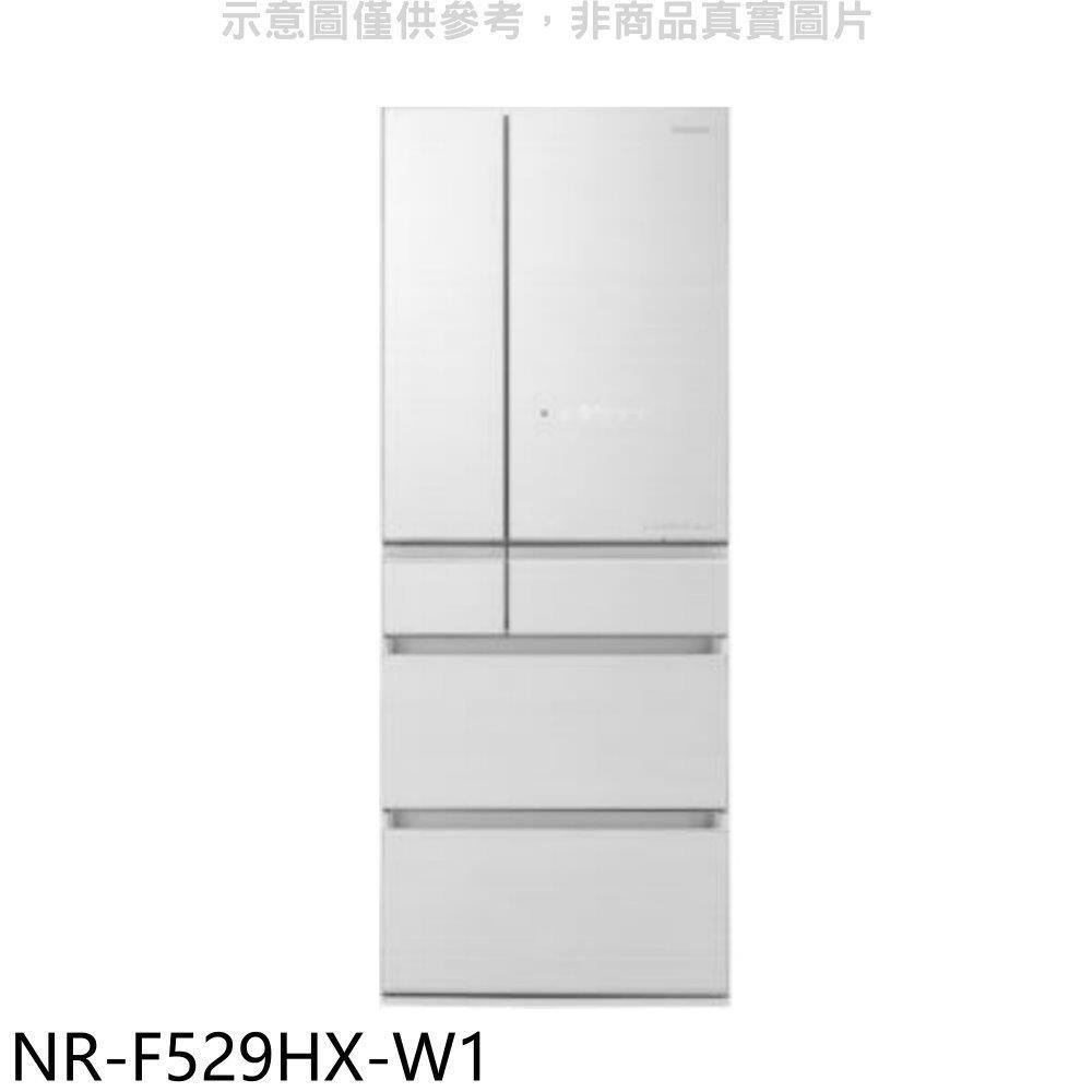 Panasonic國際牌【NR-F529HX-W1】500公升六門變頻翡翠白冰箱(含標準安裝)
