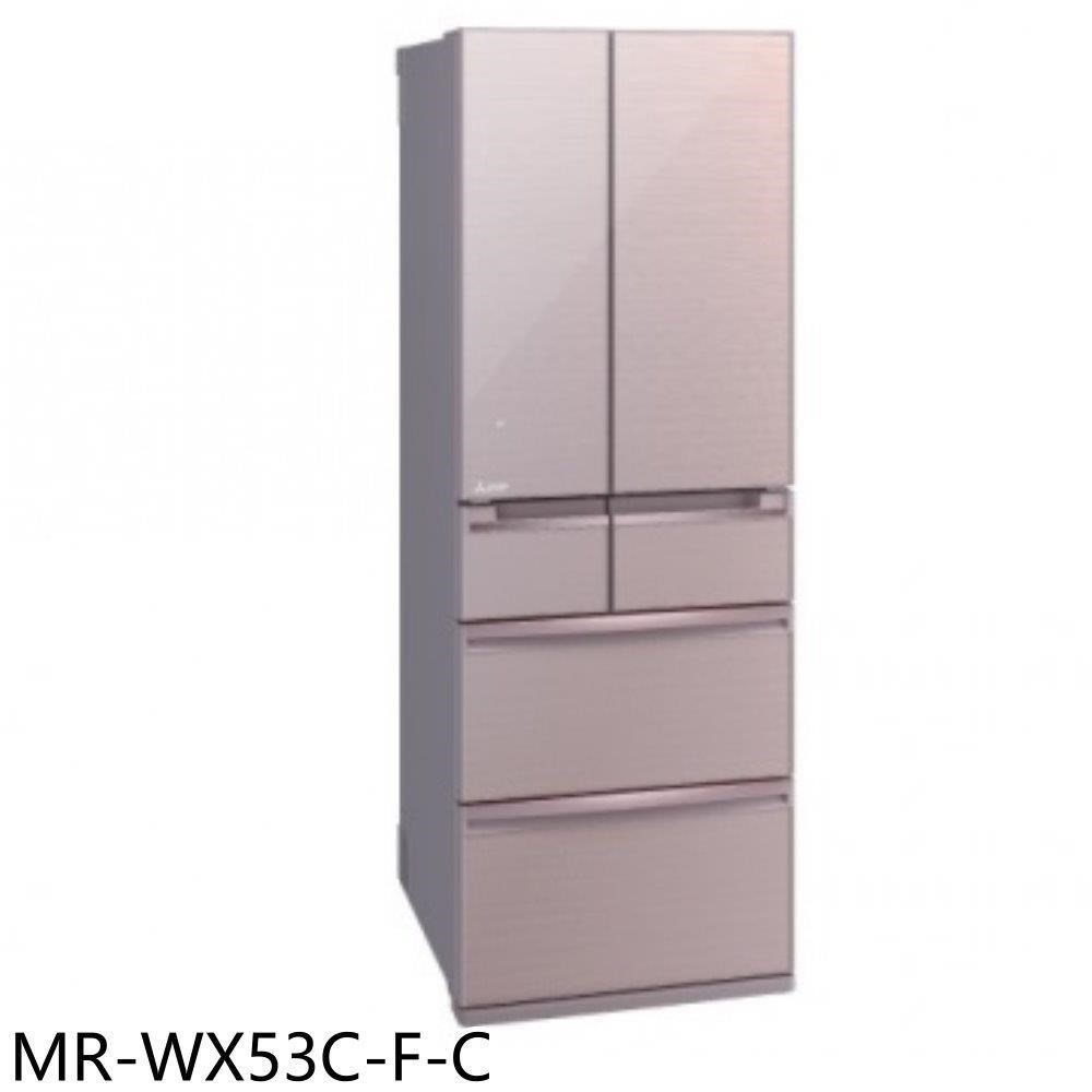 三菱【MR-WX53C-F-C】6門525公升水晶白冰箱