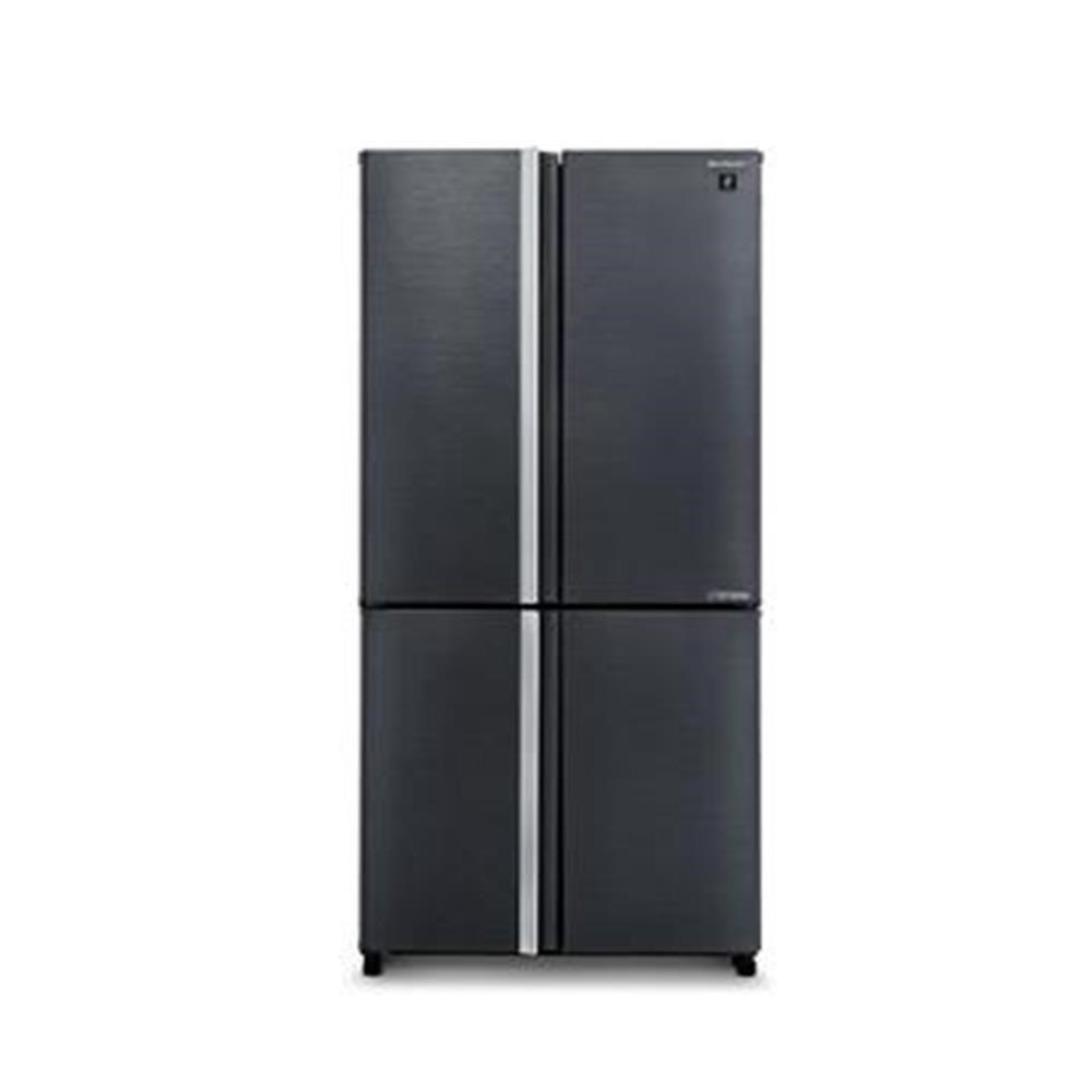 SHARP 夏普 575公升 SJ-DF58F-SL 曜巖灰 四門十字對開冰箱