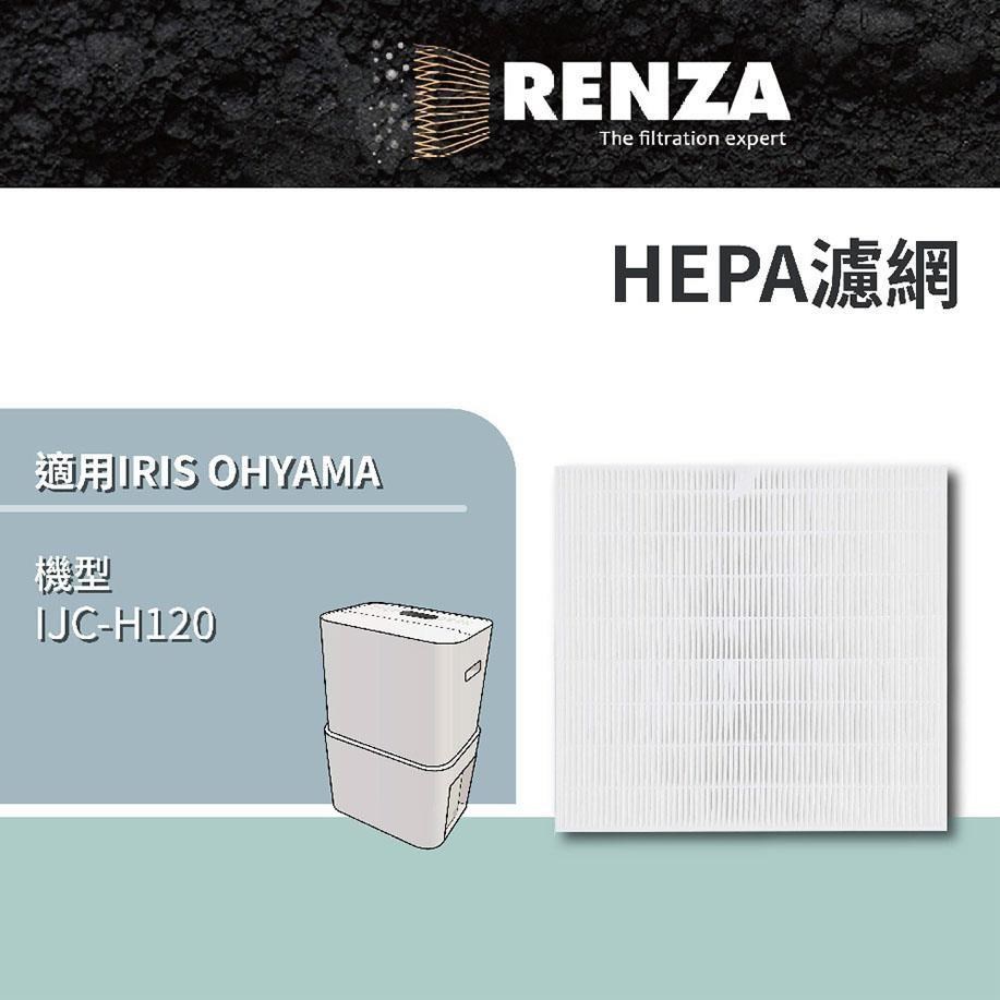 RENZA 適用 IRIS OHYAMA濾網 IJC-H120 12L-12公升 愛麗思歐雅瑪 清淨除濕機