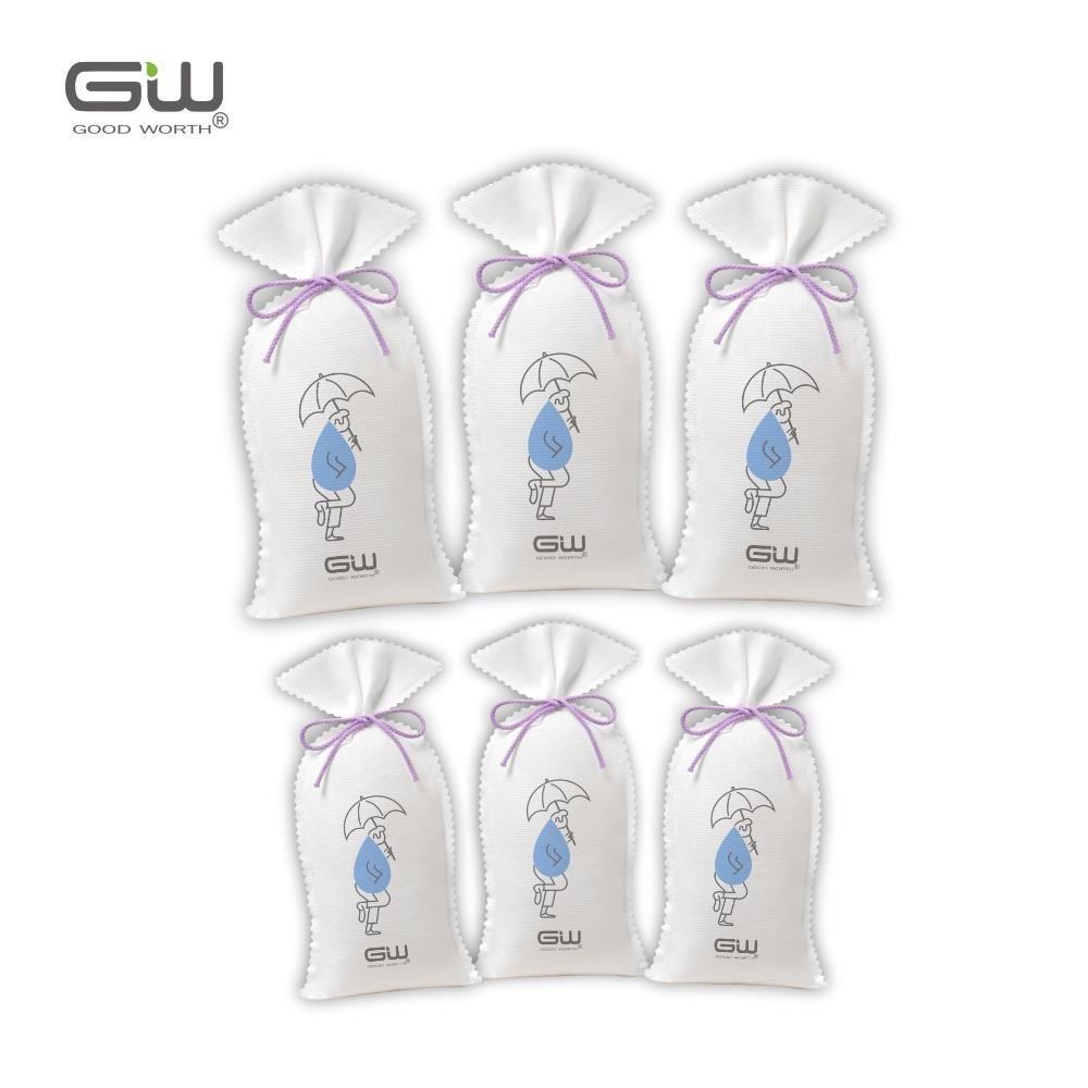 【GW水玻璃】環保除濕袋6件組 (150G+225G各3個)