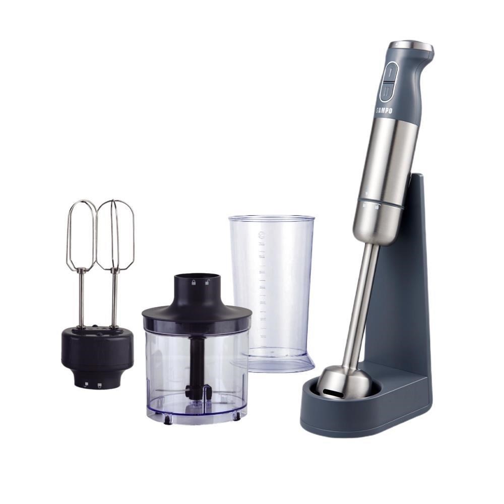 SAMPO 聲寶 ZS-HA30B 手持式攪拌棒 附打蛋器/切碎器/量杯/置放架