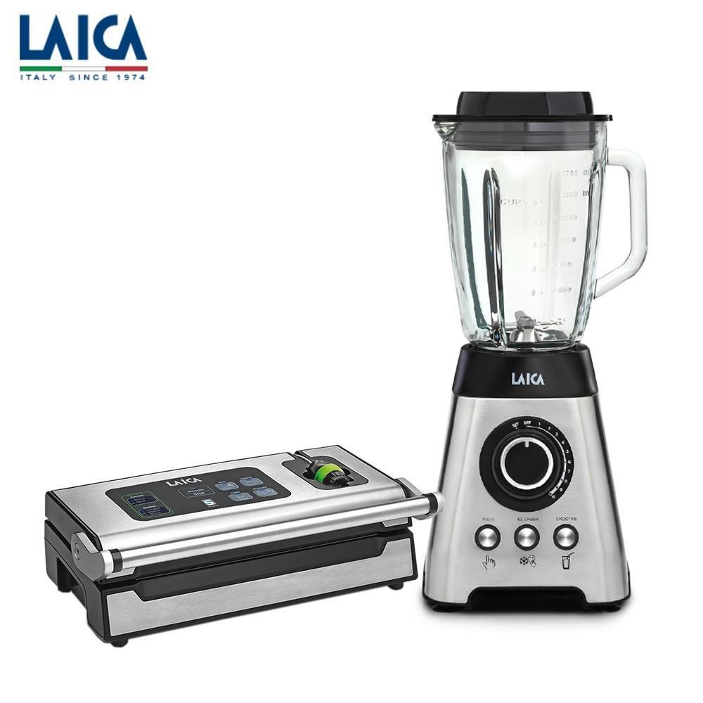 LAICA 萊卡 真空調理果汁機 VB3300 附旗艦款真空封口機 VT3240