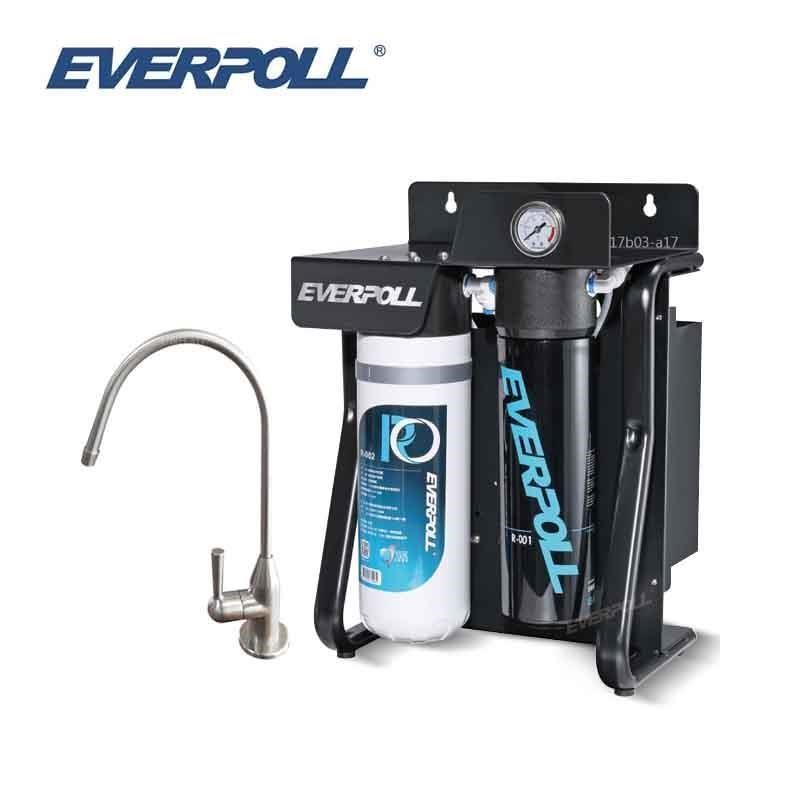【EVERPOLL】直出式極淨純水設備 RO-900 搭配H-118 不鏽鋼單冷出水龍頭