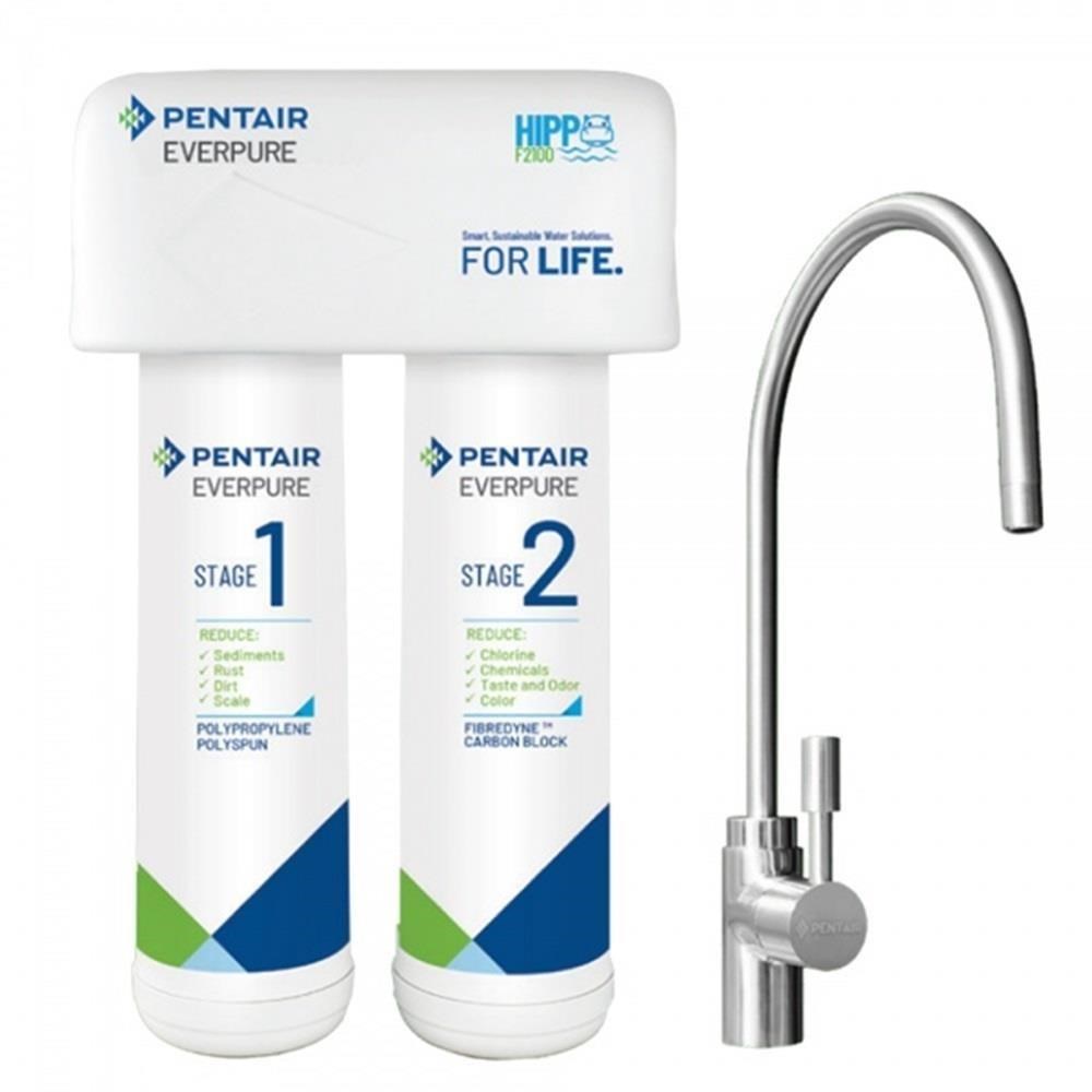 CHANSON 千山 【南紡購物中心】 濱特爾Everpure雙管飲用淨水器HIPPO(F2200)