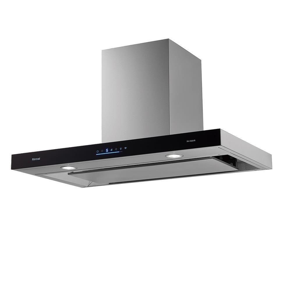 Rinnai 林內 RH-9391R 倒T式4D直吸智能連動90cm排油煙機