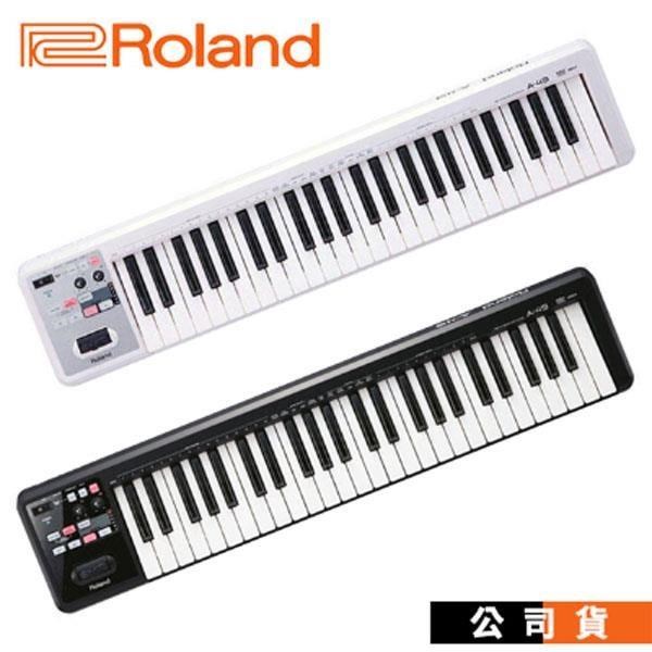 ROLAND A-49 A49 MIDI控制鍵盤 49鍵 白色 黑色 可攜式 公司貨