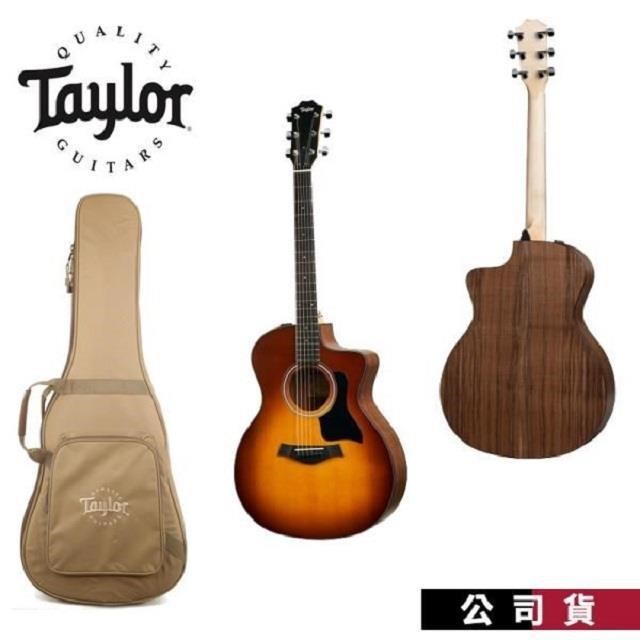 民謠吉他 Taylor 114CE SB 夕陽漸層色 電木吉他 可插電 面單木吉他 附原廠琴袋