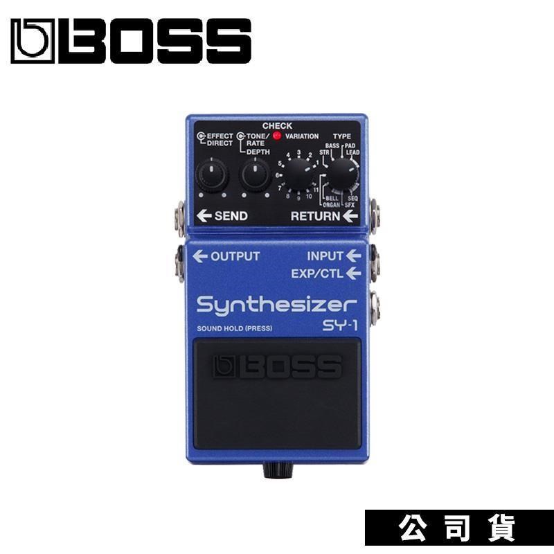 電吉他效果器 BOSS SY1 Synthsizer 富表現力的合成器音色隨選即用