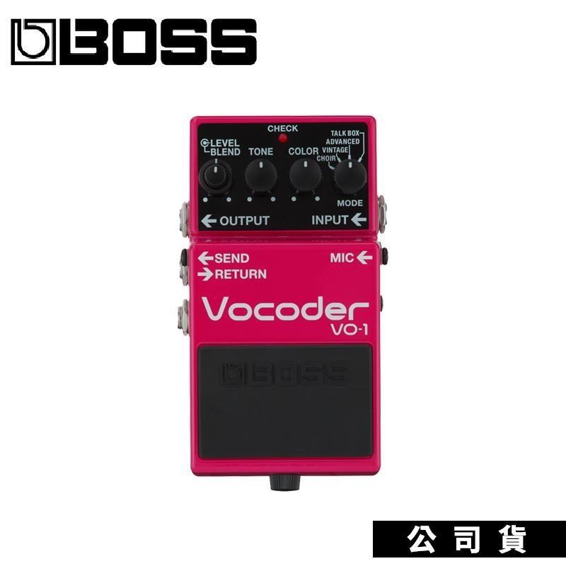 BOSS VO-1 Vocoder 人聲效果器 聲碼器 原廠公司貨