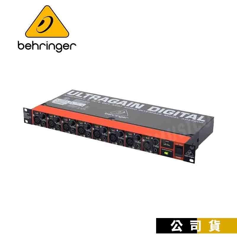 Behringer ADA8200 麥克風前級 8 In 8Out 內建MIDAS MIC Pre 錄音介面